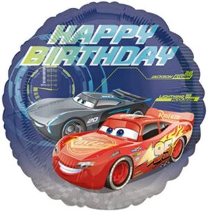Heliumballong Cars / Bilar Happy Birthday 1