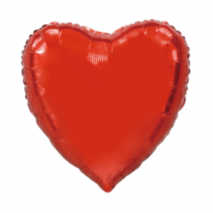 Heliumballong hjärta 92 cm 1