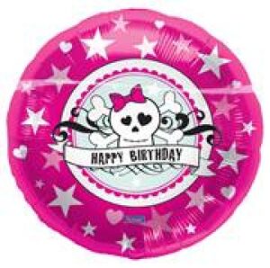 Heliumballong rosa pirat 45 cm 1