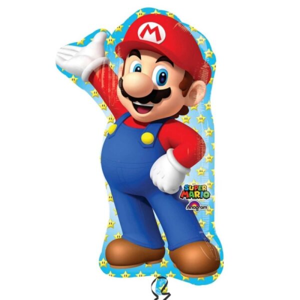 Heliumballong Super Mario formad stor 1