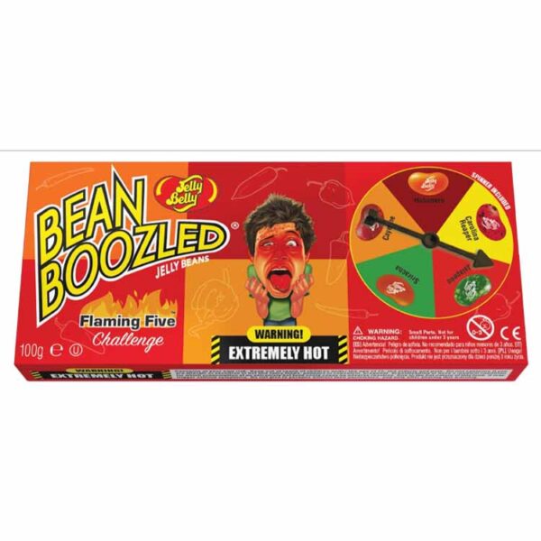 Jelly Belly Bean Boozled Flaming Five Spinner Gift Box 1