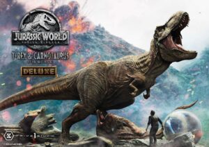 Jurassic World: Fallen Kingdom Statue 1/15 T-Rex & Carnotaurus Deluxe Version 90 cm 1