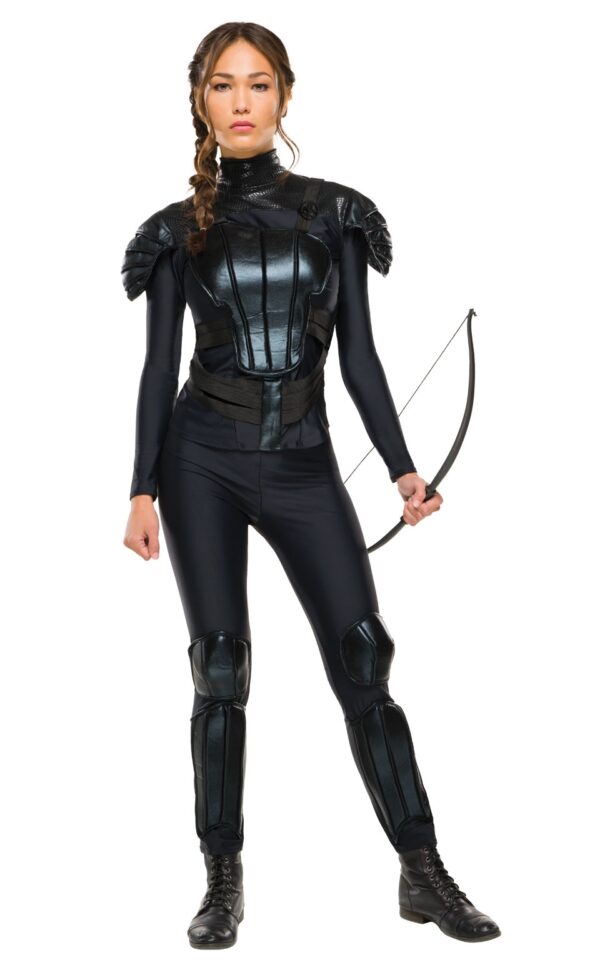 Katniss The Hunger Games "Rebell" Maskeraddräkt Deluxe 1