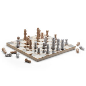 Klassiskt Schack - Beige/Spegelglas 1