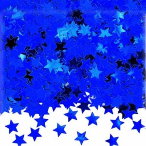 Konfetti blåa stjärnor 1