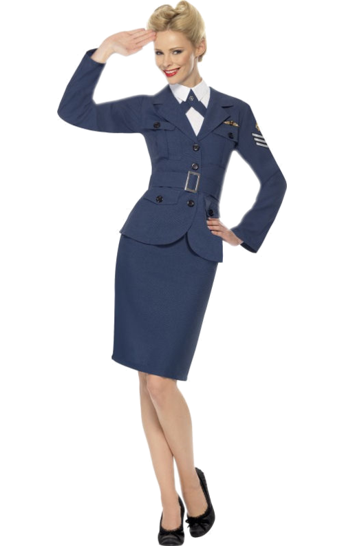 Kvinnlig Flygvapenuniform Andra Världskriget 1