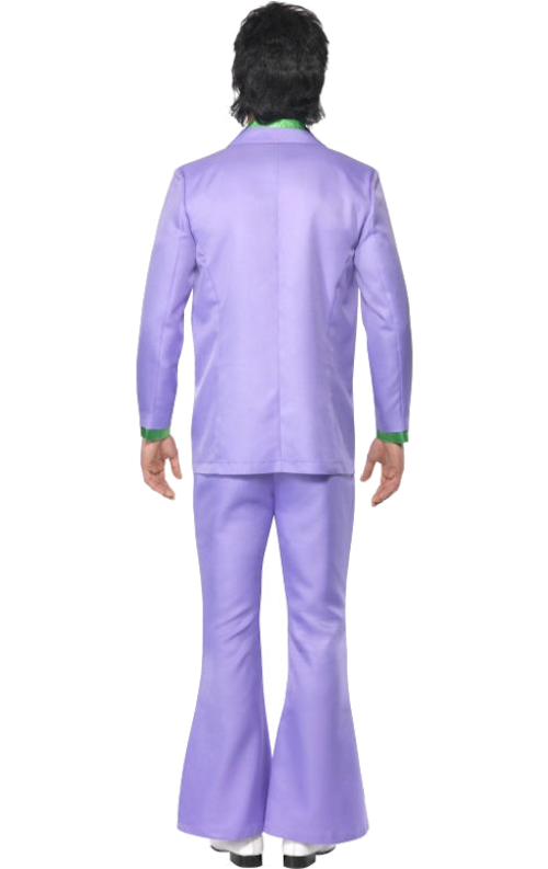 Lavender 1970's Suit Costume 2