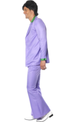 Lavender 1970's Suit Costume 3