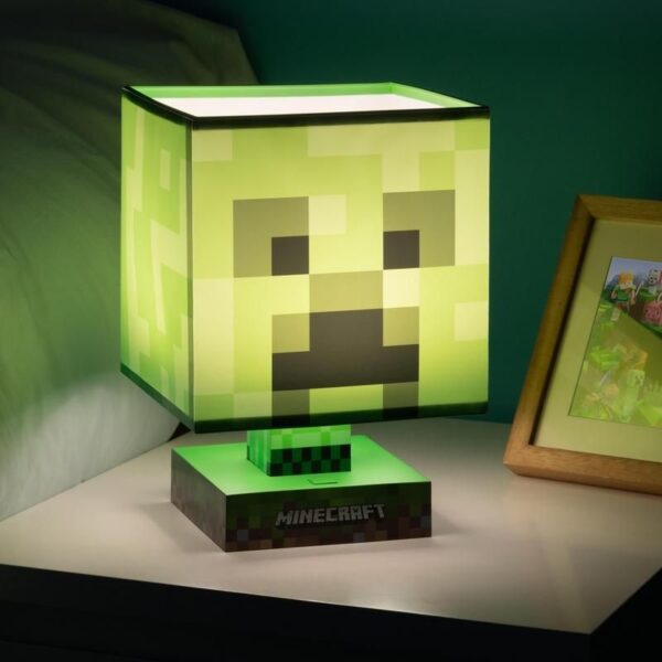 Minecraft Creeper Icon Lampa 1