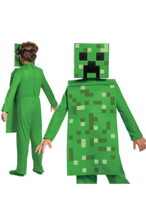 Minecraft Creeper Maskeraddräkt Barn 1