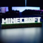 Minecraft Logo Lampa 1