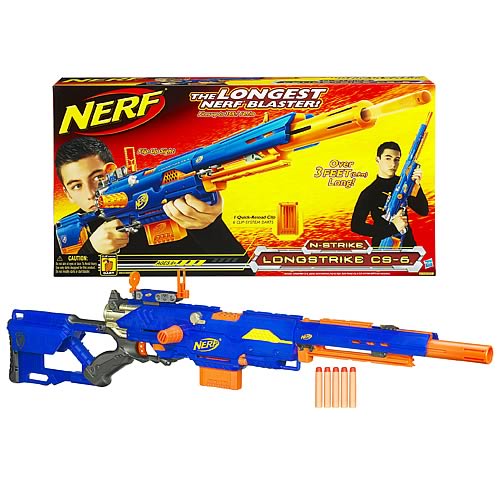 Nerf Long Shot CS-6 - Pistolet Nerf