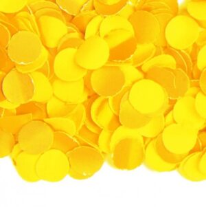 Papperskonfetti gul 100 gram 1