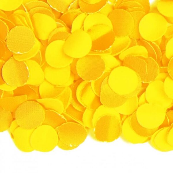 Papperskonfetti gul 100 gram 1