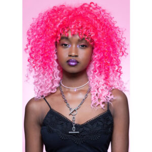 Pink Passion™ Ombre Curl Girl™ Peruk Rosa 1