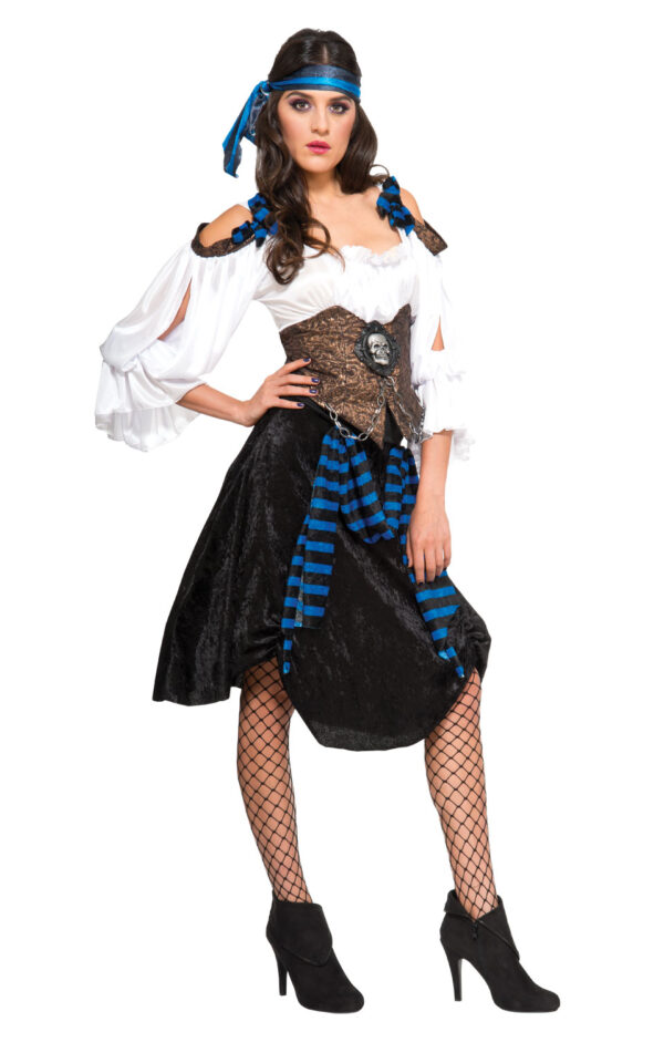 Pirat Maskeraddräkt Rum Runner Lady 1