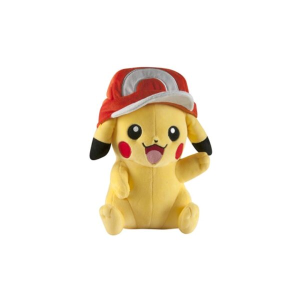 Pokemon mjukisdjur Pikachu med keps 25 cm 1