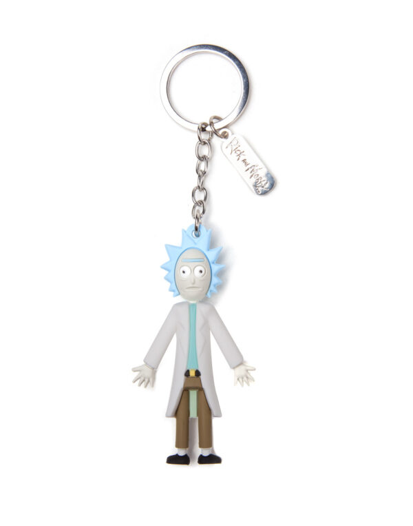Rick And Morty Nyckelring Rick 3D 1