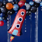Rymden Folieballong Raket 115cm 3