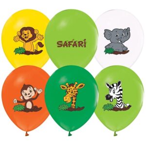 Safaridjur Ballonger 5-pack 1