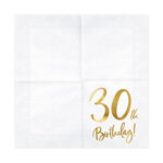 Servett 30 Birthday 20-pack 2