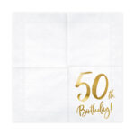 Servett 50 Birthday 20-pack 2