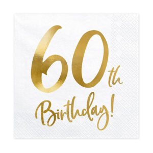 Servett 60 Birthday 20-pack 1