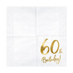 Servett 60 Birthday 20-pack 2