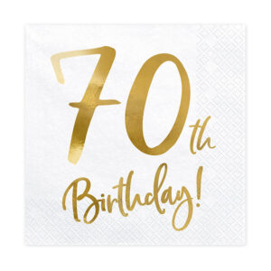 Servett 70 Birthday 20-pack 1