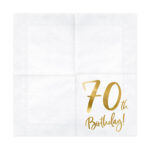 Servett 70 Birthday 20-pack 2