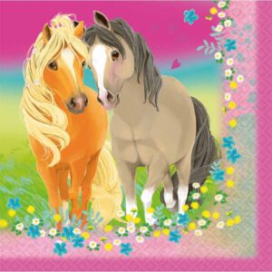 Servetter hästar - Pretty Pony 20-pack 1