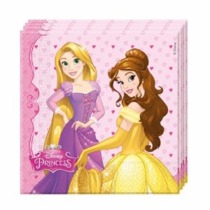 Servetter prinsessor Belle & Rapunzel 20-pack 1