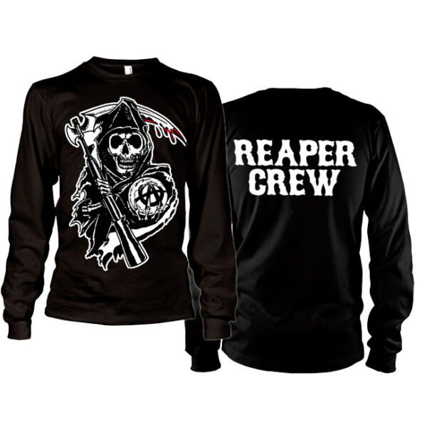 Sons Of Anarchy SOA Reaper Crew Long Sleeve T-Shirt 1