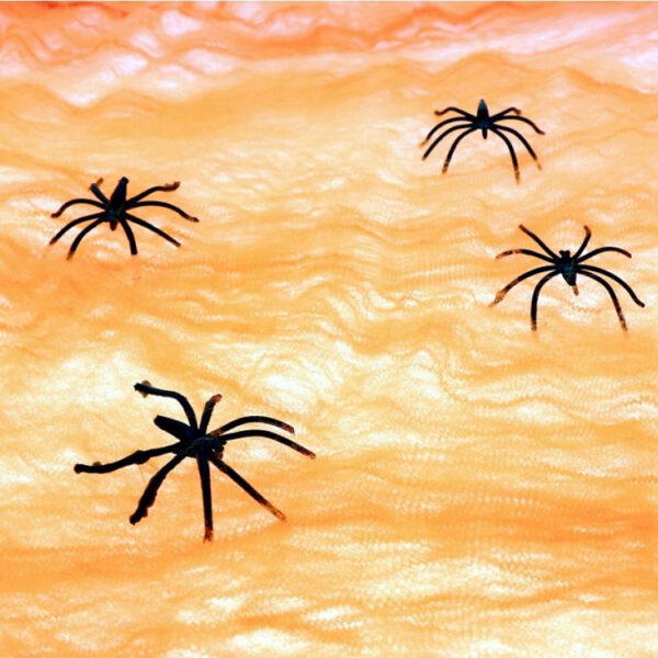 Spindelnät Dekoration Orange 1