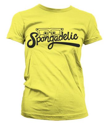 Spongadelic Dammodell T-Shirt 1