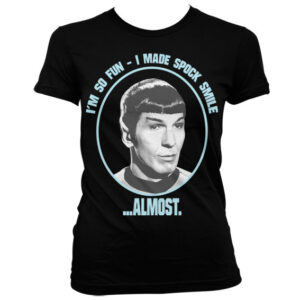 Star Trek I Made Spock Smile Girly T-Shirt 1