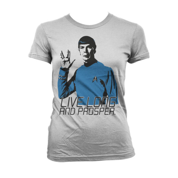 Star Trek - Live Long And Prosper Girly T-Shirt 1