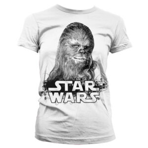 Star Wars Chewbacca Girly T-Shirt 1