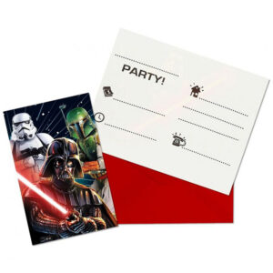 Star Wars Galaxy Inbjudningskort 6-pack 1