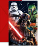 Star Wars Galaxy Inbjudningskort 6-pack 2