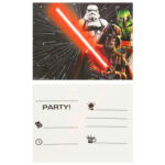 Star Wars Galaxy Inbjudningskort 6-pack 3