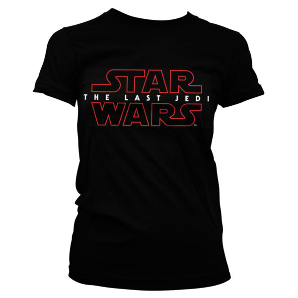 Star Wars The Last Jedi Logo Svart Dam T-shirt 1