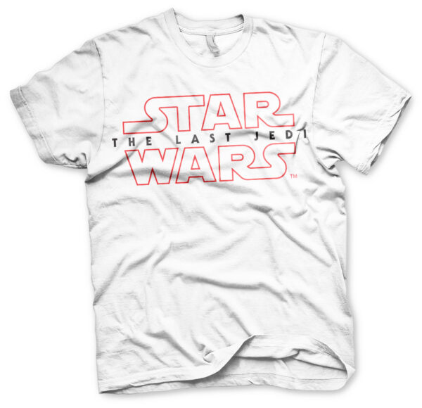 Star Wars The Last Jedi Logo Vit T-shirt 1