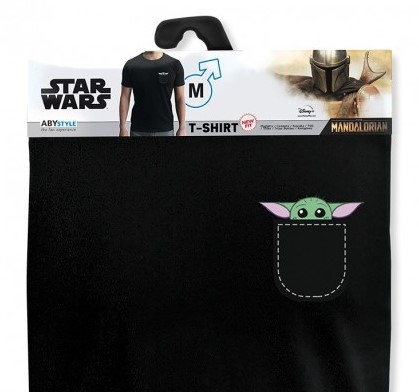 Star Wars the Mandalorian Baby Yoda T-shirt Svart 3