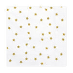 Stjärnor Guld Servett 20-pack 1