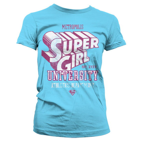 Supergirl Athletics Dept. Girly T-Shirt 1
