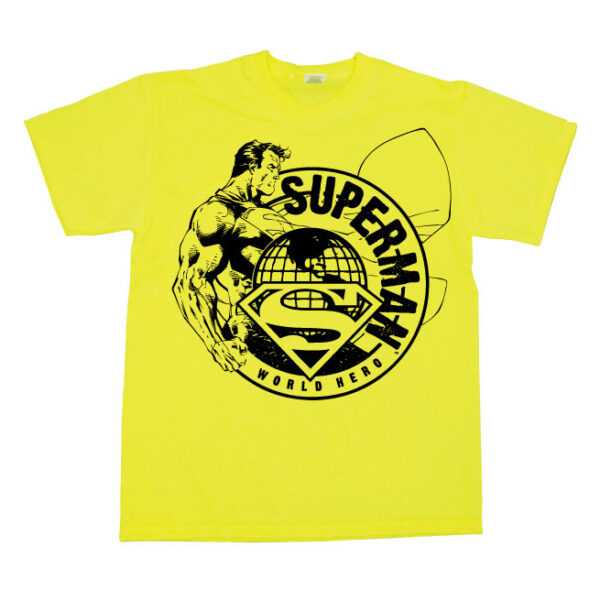 Superman World Hero Sketch T-Shirt 1