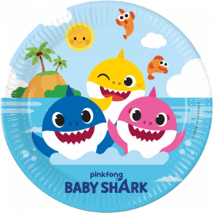 Tallrikar Baby Shark 8-pack 1