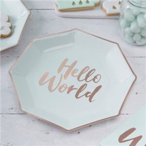 Tallrikar hello world - 8 pack 1