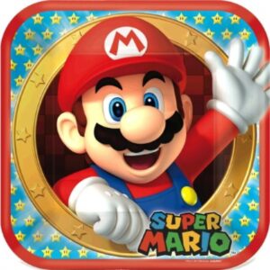 Tallrikar Super Mario fyrkantiga 8-pack 1